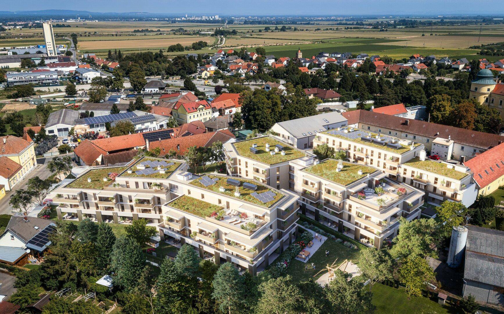 FLORIANI – Quartier am Tullnerfeld - 3 Zimmer mit tollem Raumkonzept und Süd/West Garten - Bahnhof Tullnerfeld in der Nähe - Provisionsfrei - Ansicht 2
