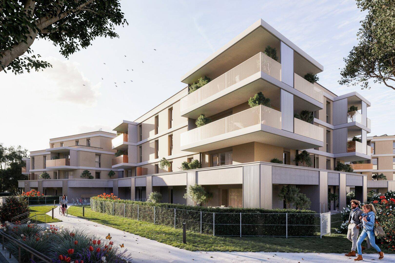 FLORIANI – Quartier am Tullnerfeld - 3 Zimmer mit tollem Raumkonzept und Süd/West Garten - Bahnhof Tullnerfeld in der Nähe - Provisionsfrei - Ansicht 4