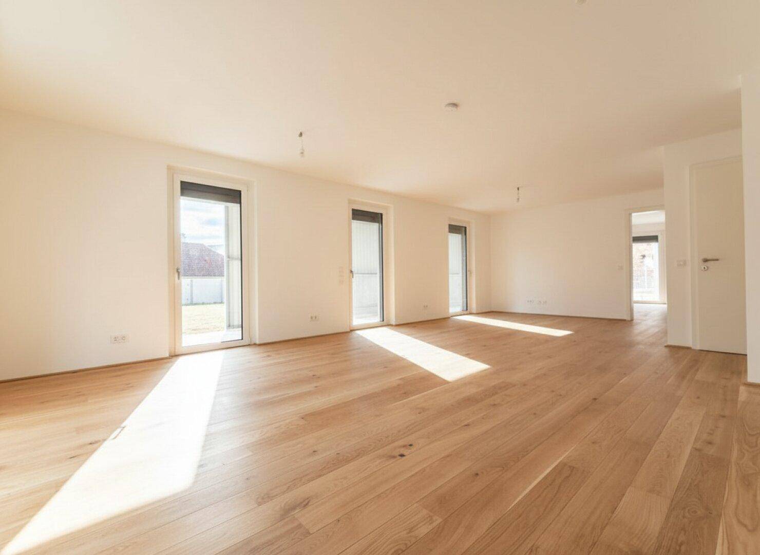 FLORIANI – Quartier am Tullnerfeld - PROVISIONSFREI - Großzügige 4 Zimmer mit Loggia und schönem Garten - 2 Bäder - Viele Extras für ihr Wohlbefinden - Ansicht 3