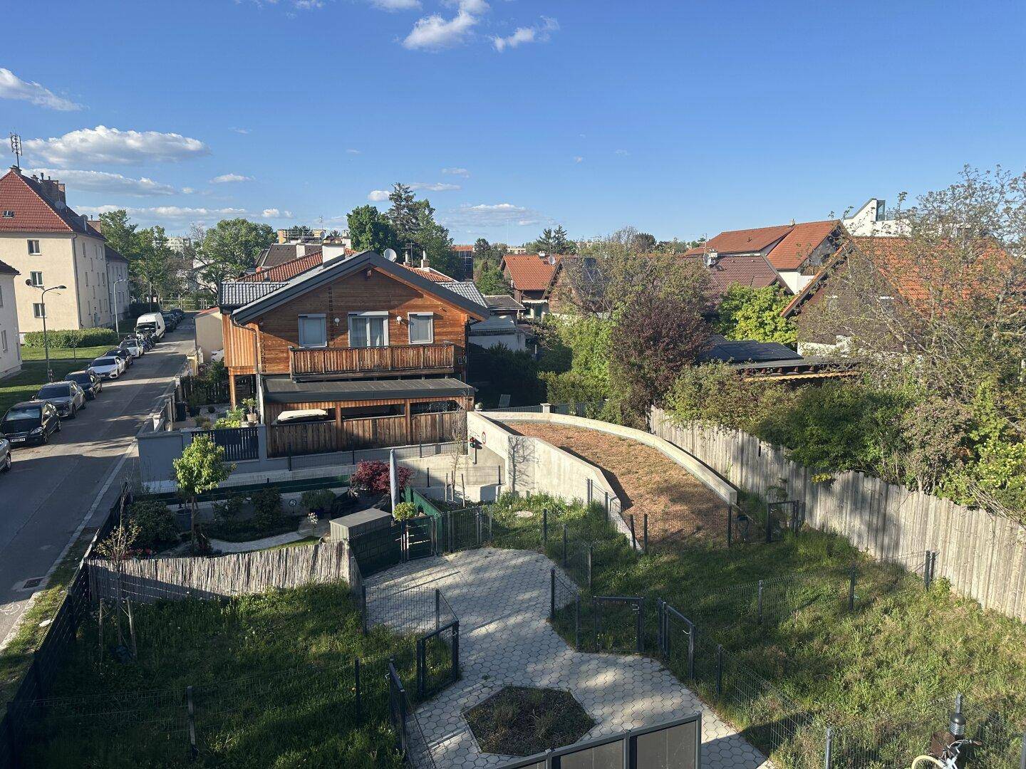 Blick vom Schlafzimmer