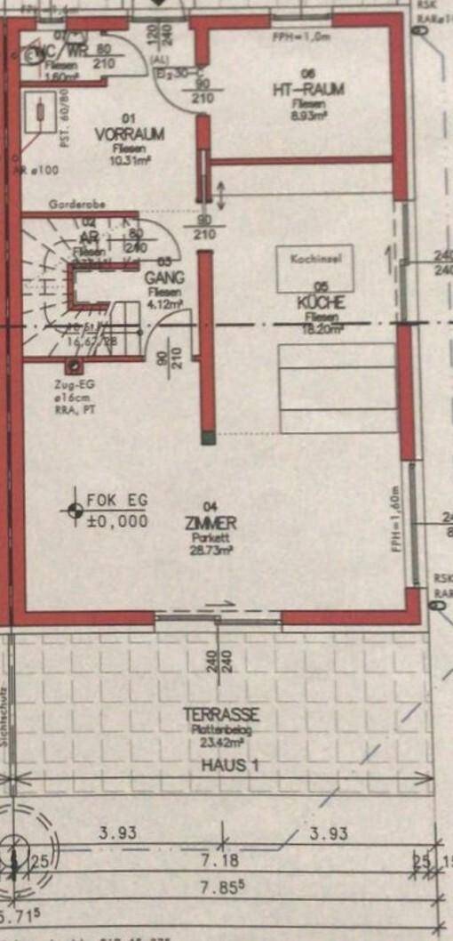 Plan Haus 1 EG