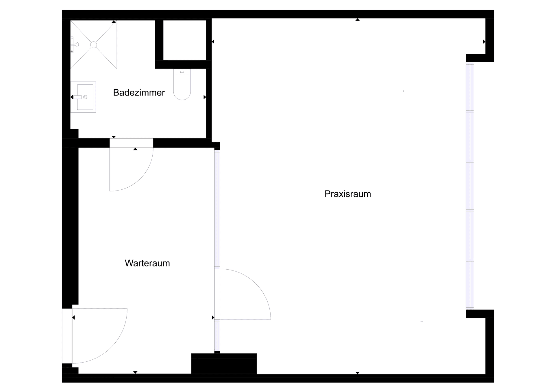 Grundrissplan leer