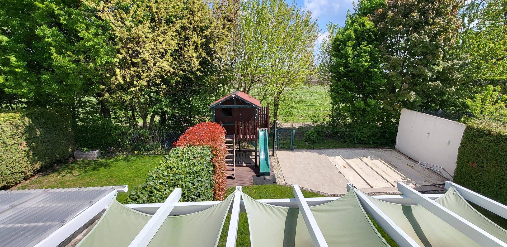 Ausblick in den Garten