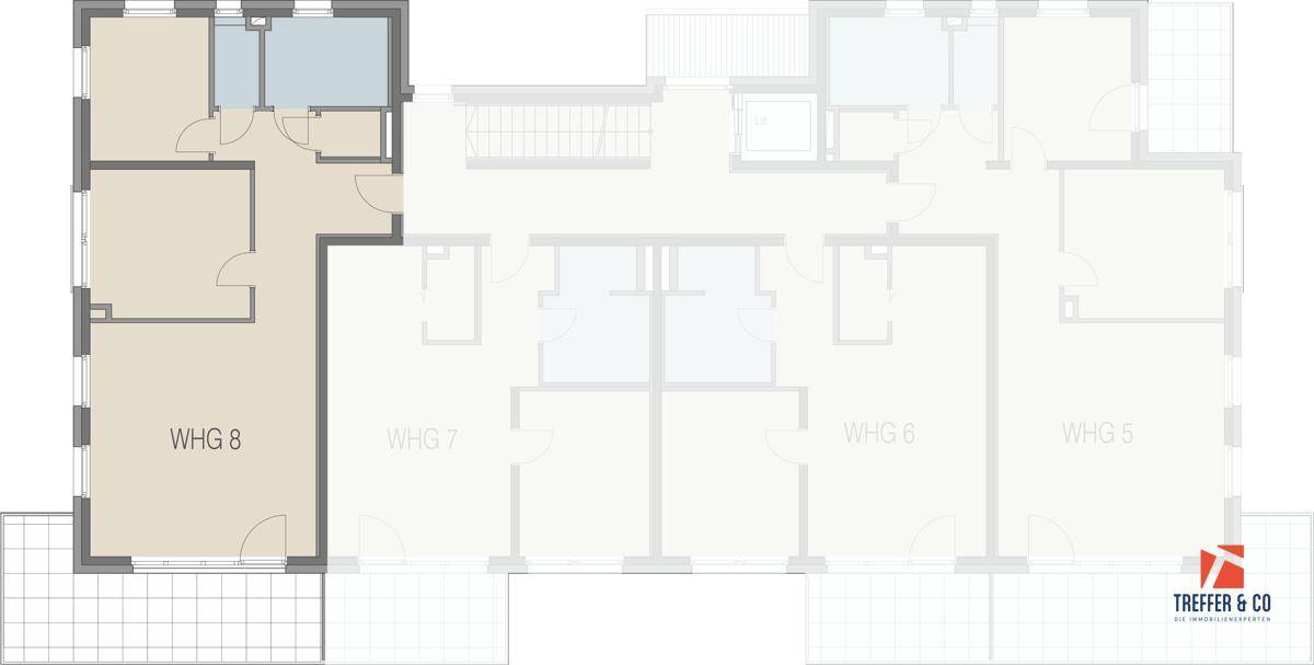 Top 8 - Großzügige 3-Zimmer-Wohnung mit Balkon und funktionalem Grundriss - Ansicht 6
