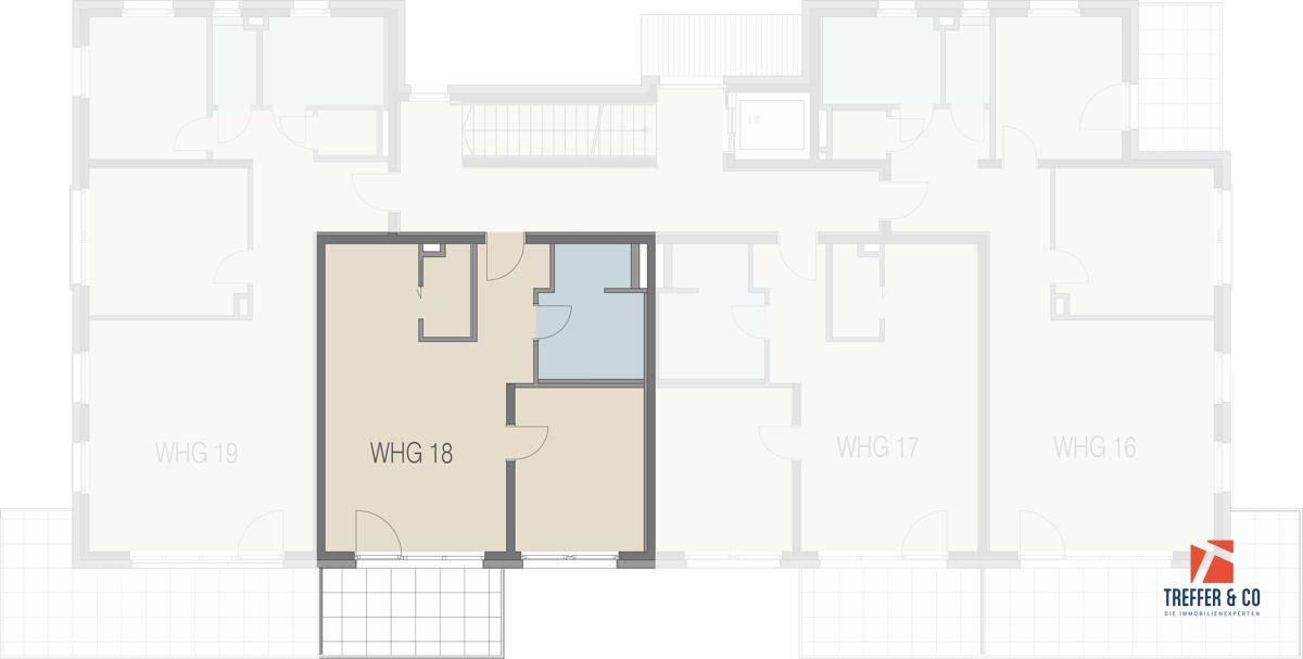 Top 18 – Freundliche 2-Zimmer-Wohnung mit sonnigem Balkon und viel Wohnkomfort - Mehr