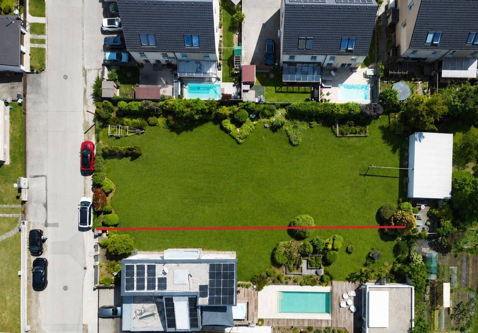 Wohnen wo Wien aufhört – seltenes 983 m² Grundstück an der Lobau - Ansicht 2