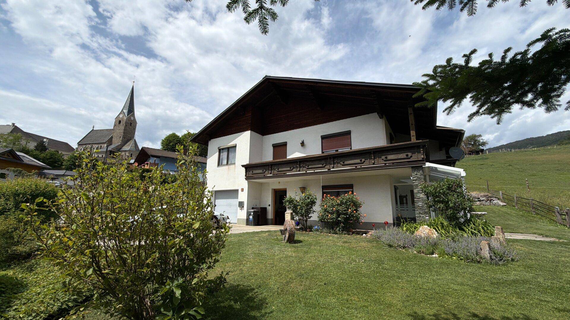 Sonniges Familienparadies in Zeltschach – Aussichtslage, moderne Energietechnik &amp; viel Platz - Ansicht 2