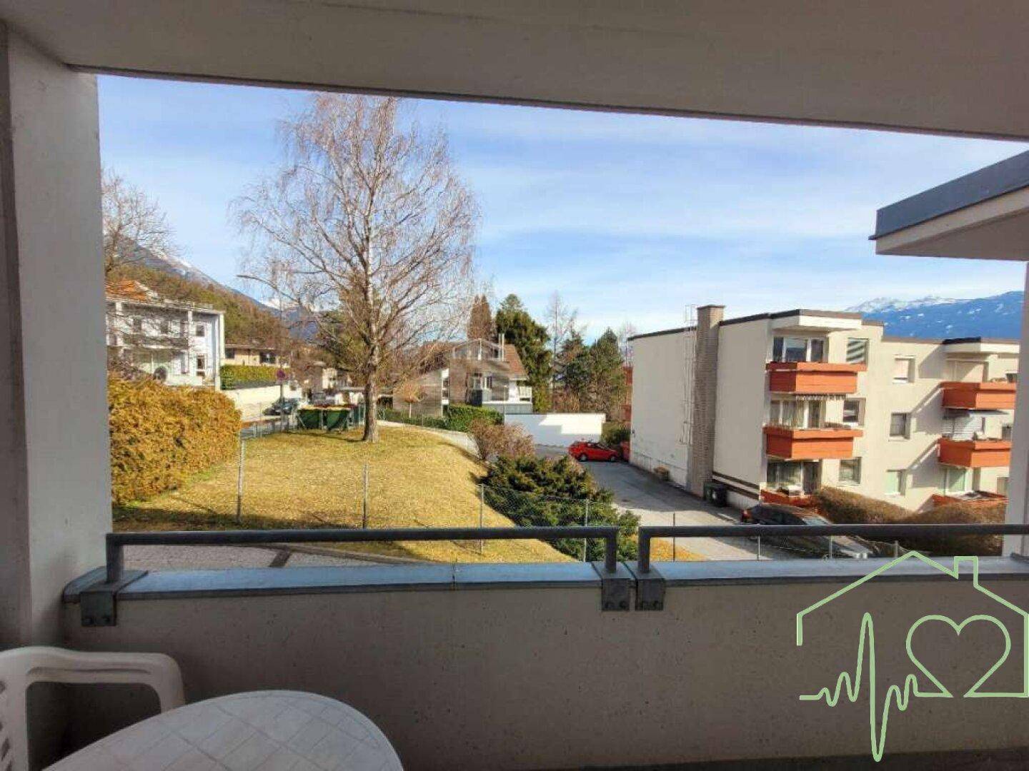 Aussicht vom Balkon