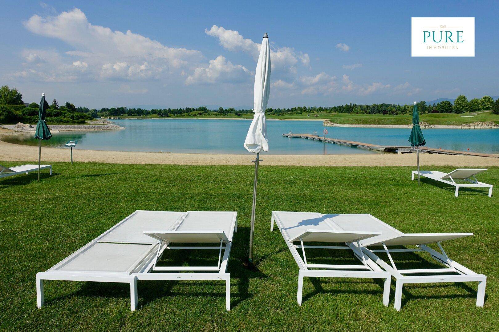 Badestrand & Golfclub vor der Tür