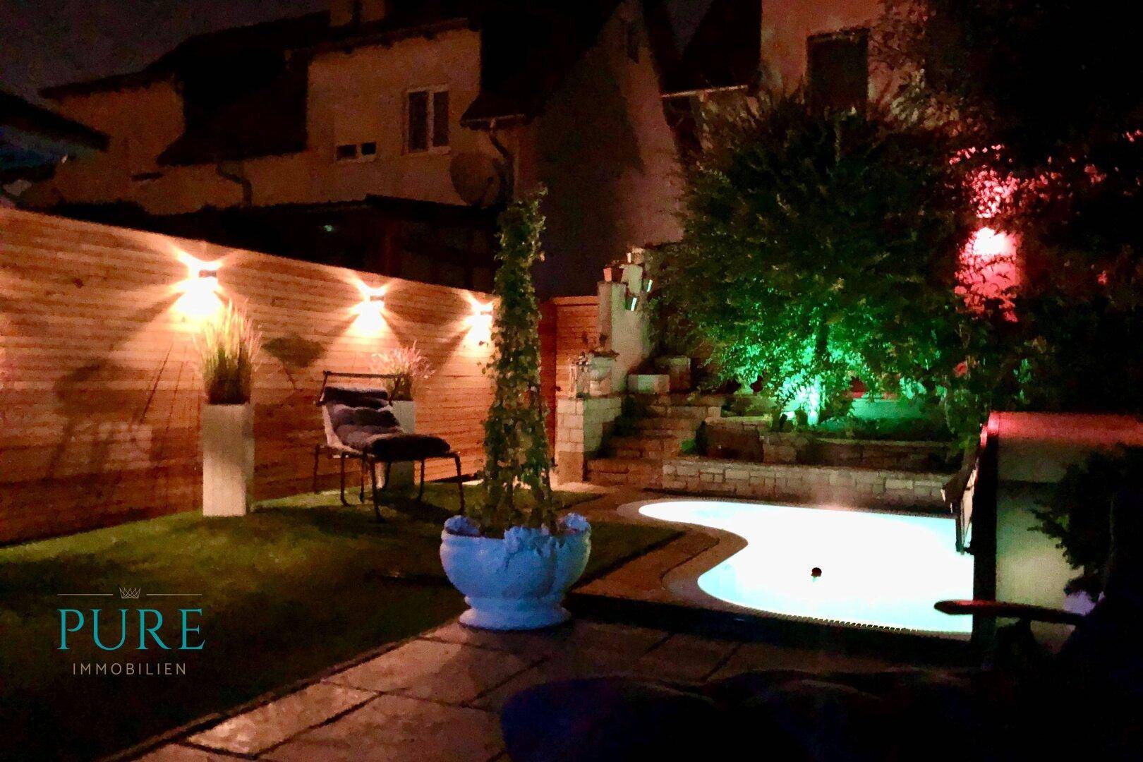 Pool by night