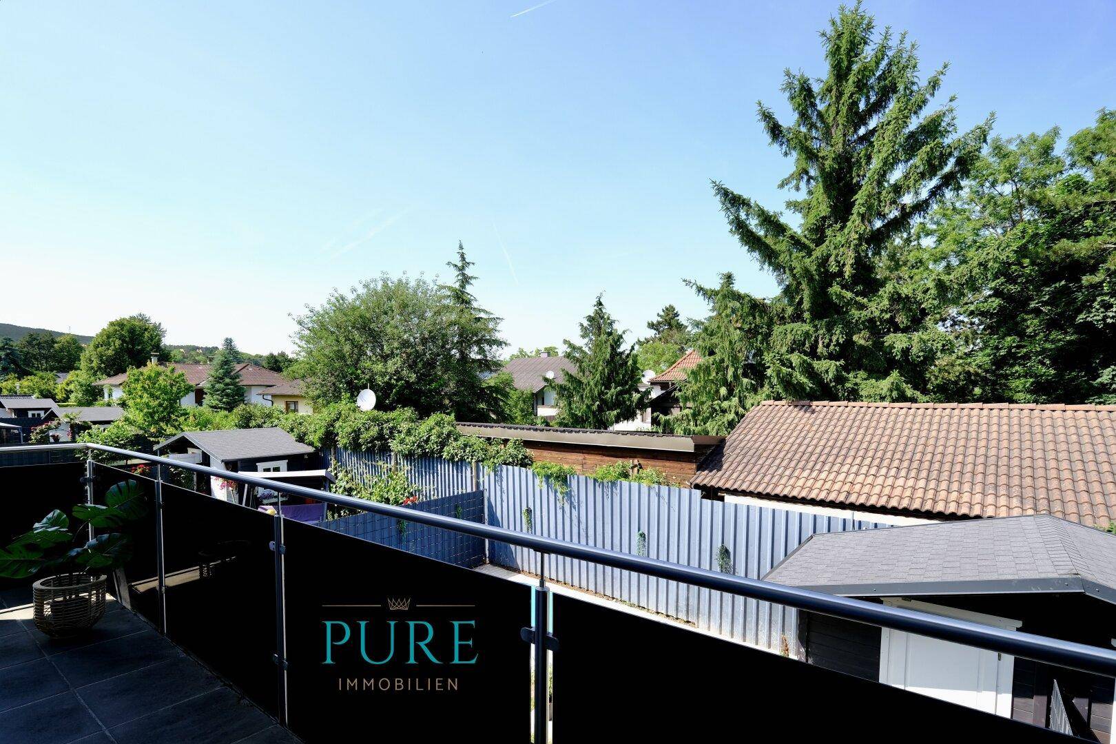 Hübscher Balkon mit Fernblick