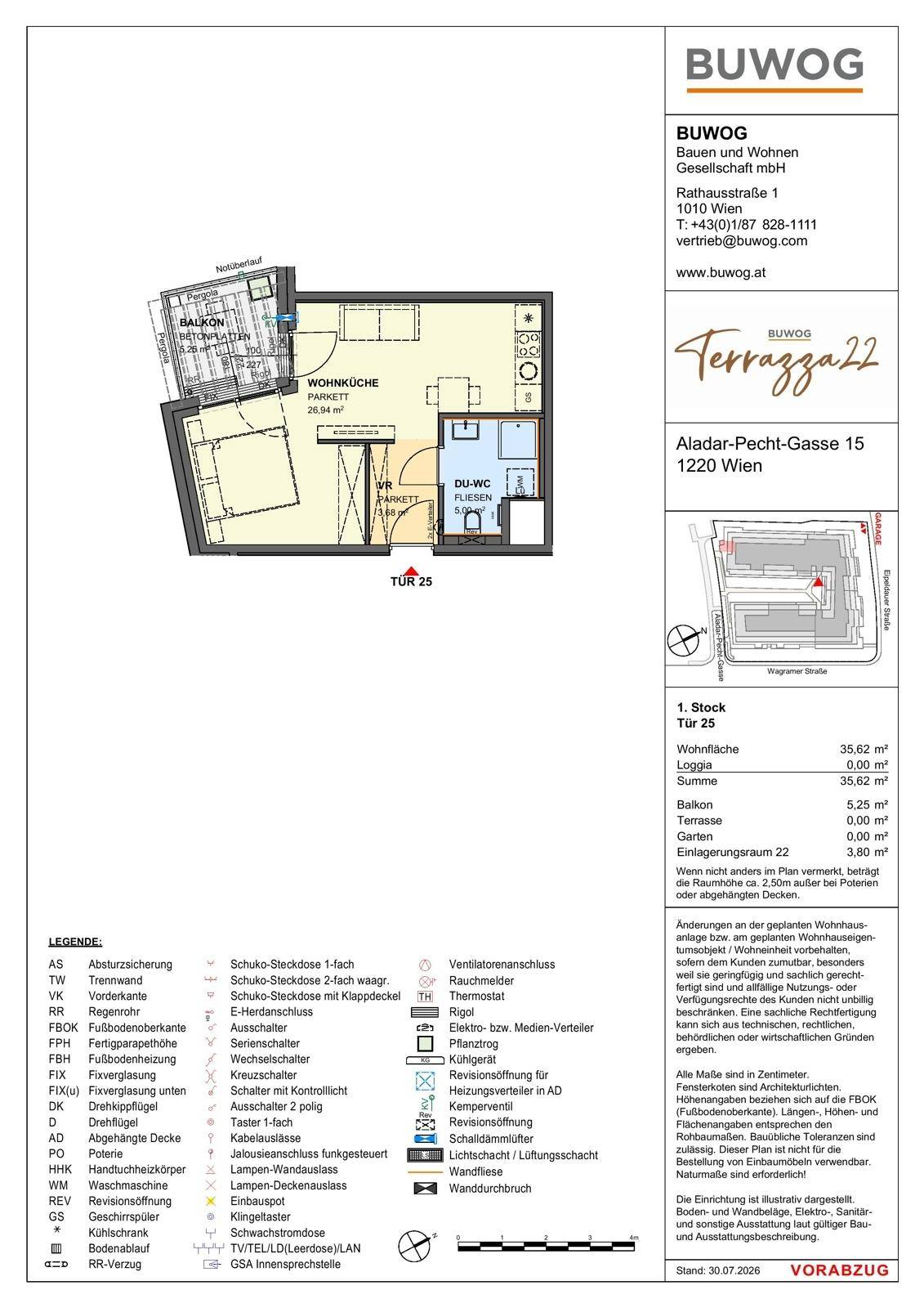 Wohnungsplan 15.25