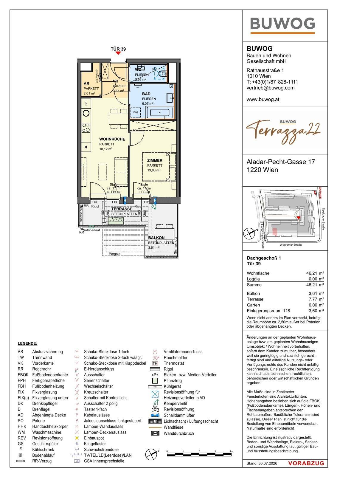 Wohnungsplan 17.39