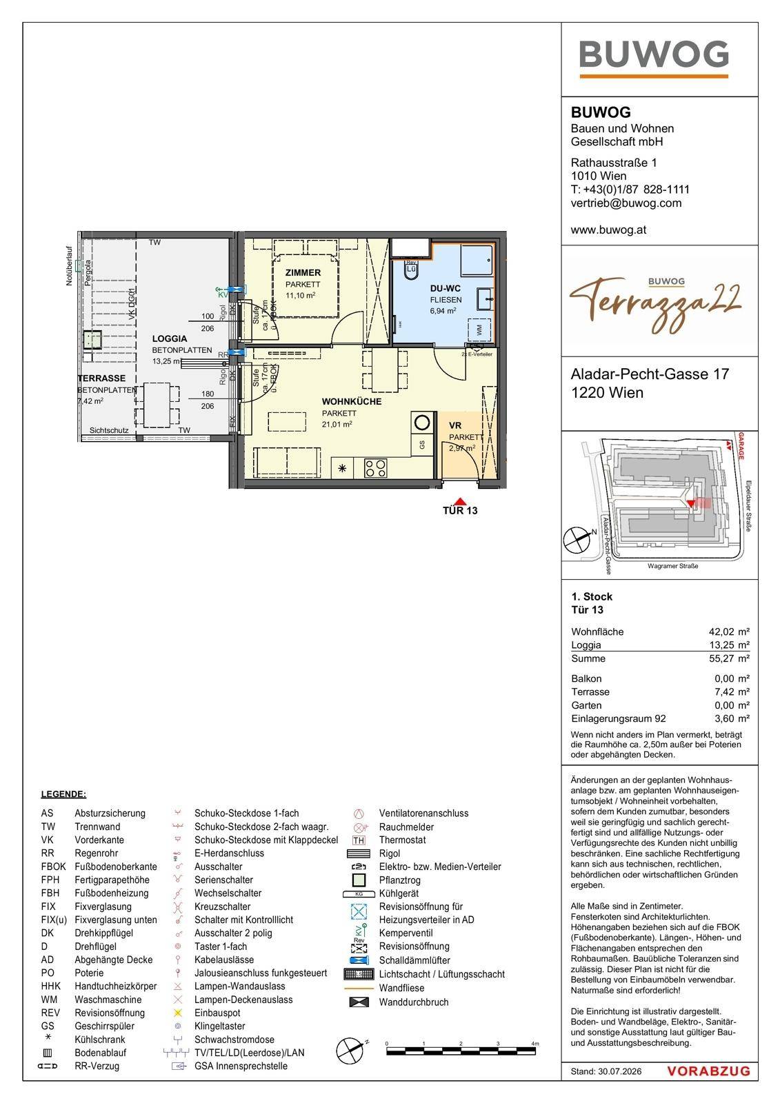 Wohnungsplan 17.13