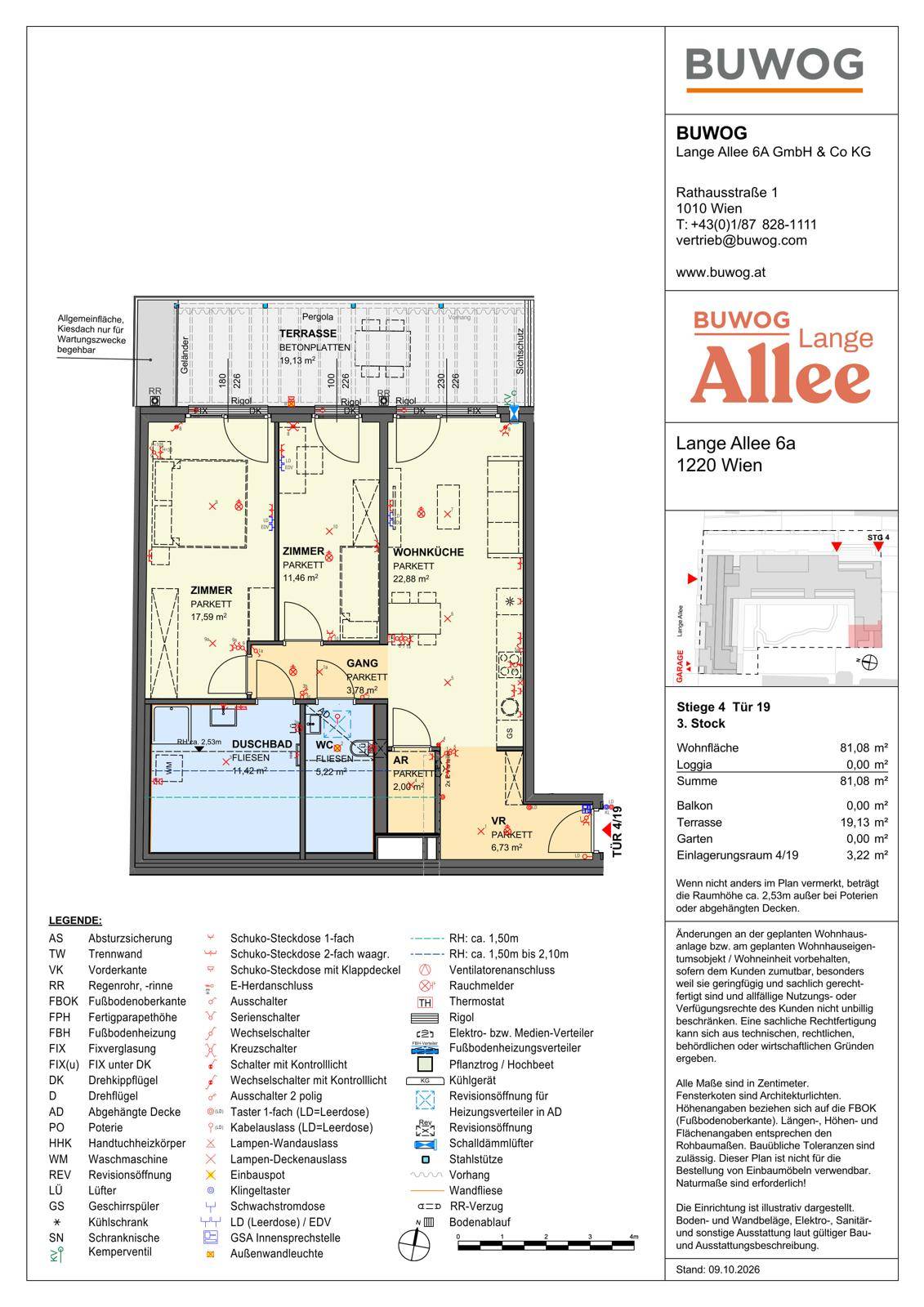 Wohnungsplan
