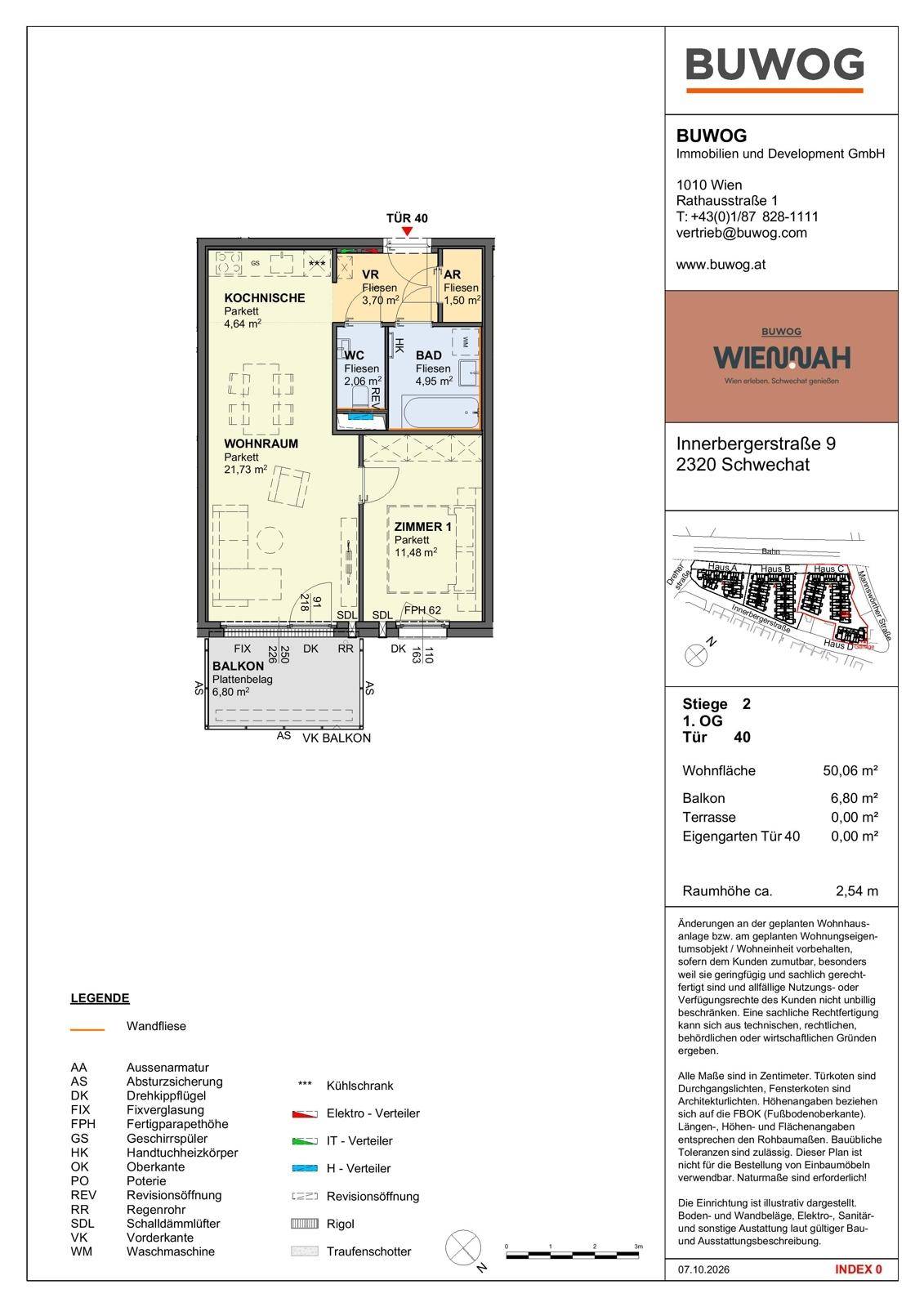 Wohnung – Schwechat, Klein-Schwechat, Katastralgemeinde Schwechat - Ansicht 4