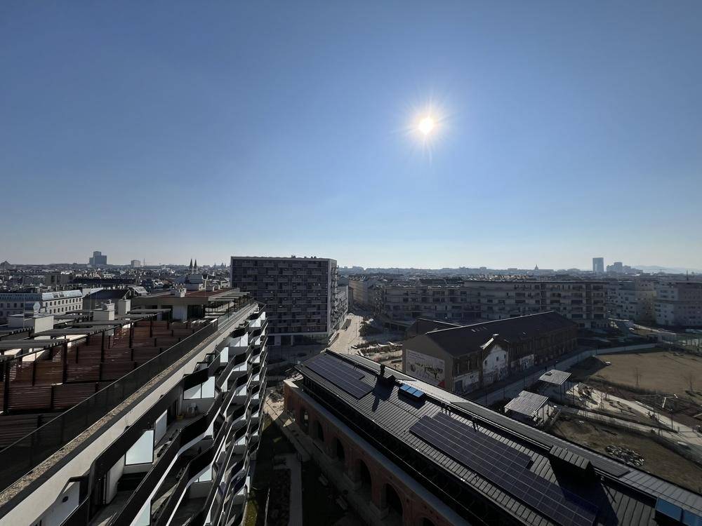 Balkon/Loggia 10.OG Ausblick