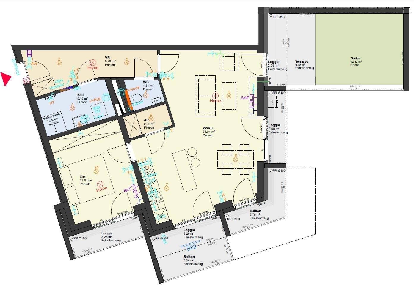 Wohnungsplan