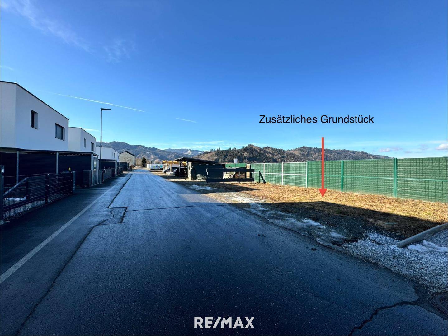 Zusätzliches Grundstück
