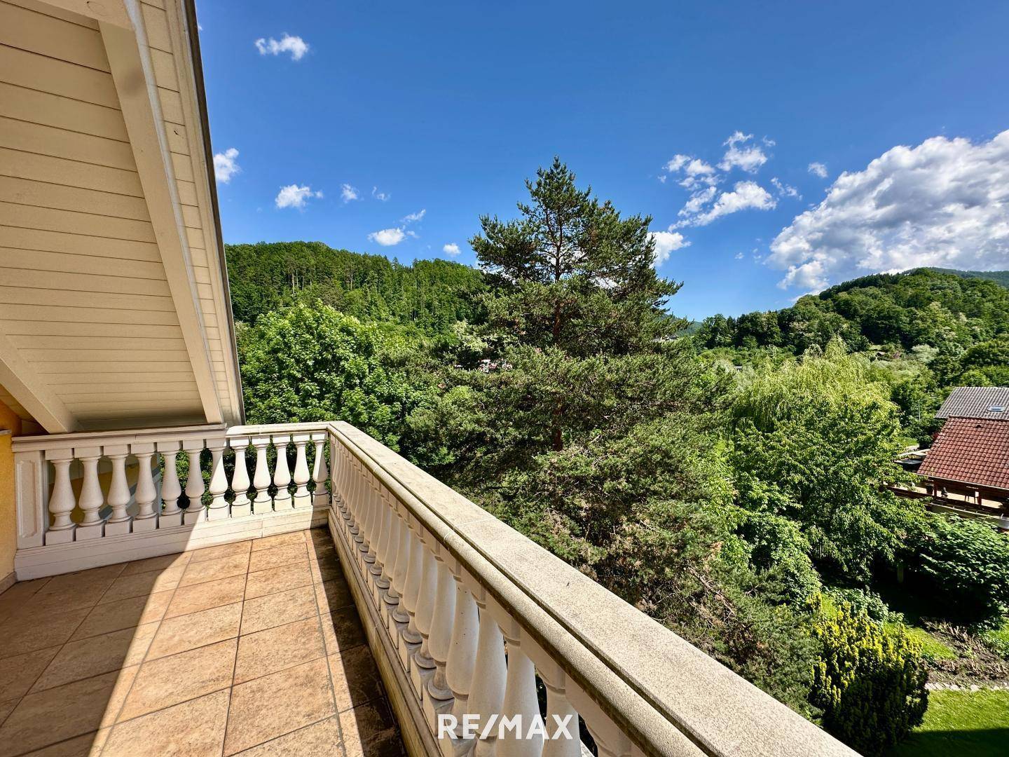 Ausblick Su¨dbalkon