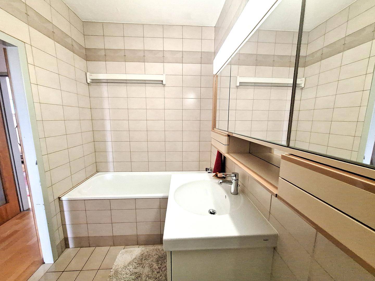 Blick Badezimmer