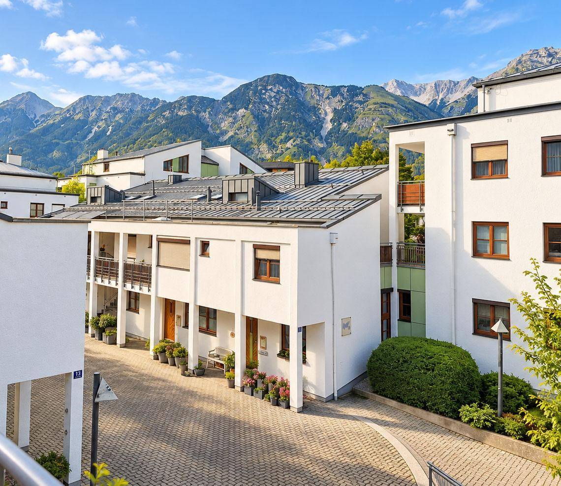 Ausblick Balkon