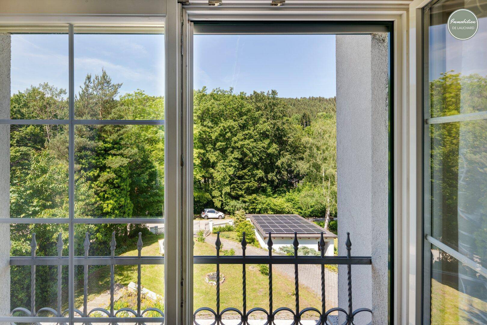 Ausblick vom Schlafzimmer 2 - Lebensqualität pur