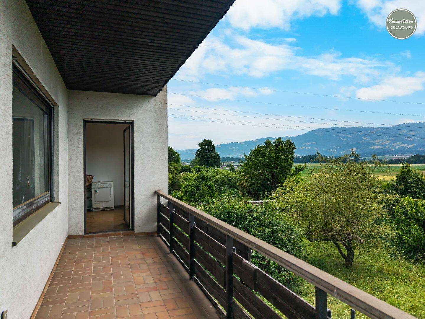 Balkon Richtung Zimmer 1