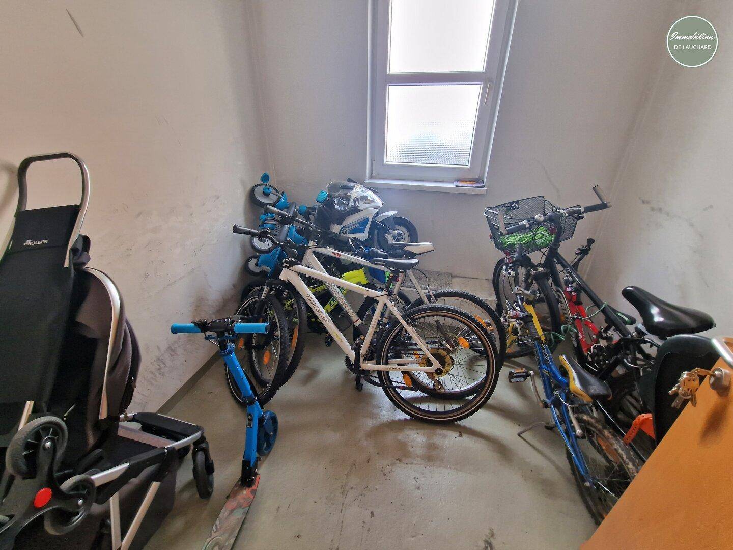Fahrradabstellraum im Haus