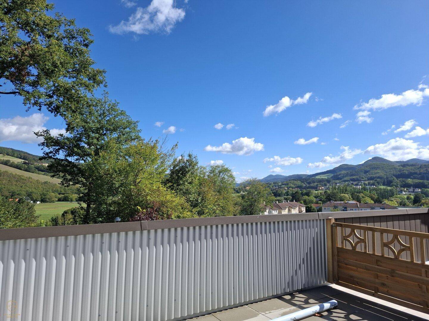 Ausblick in die Berge