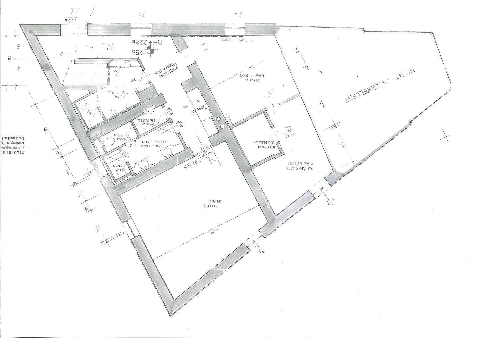 Plan Kellergeschoß