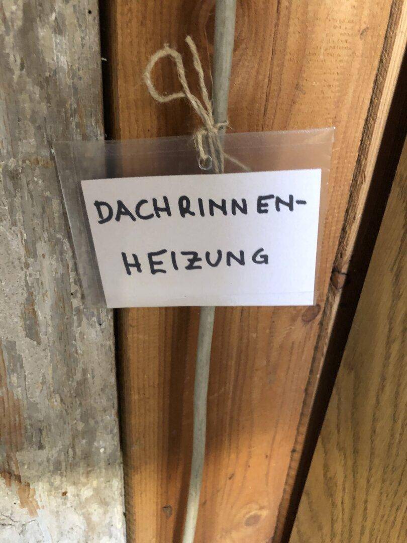 Dachrinnenheizung