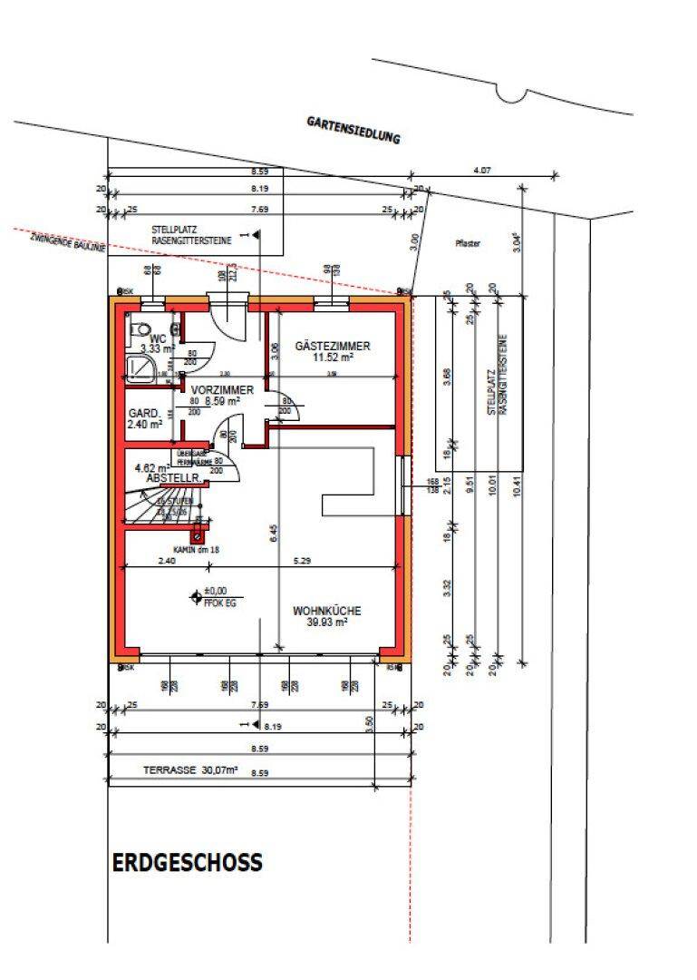 Plan Erdgeschoss
