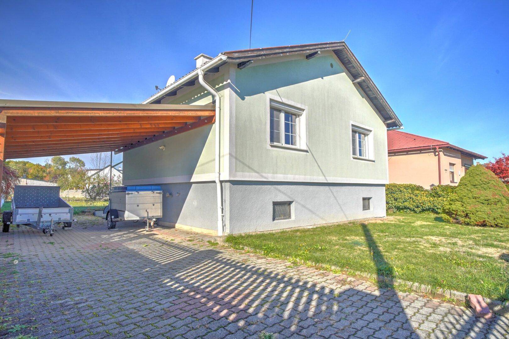 Frontansicht Haus