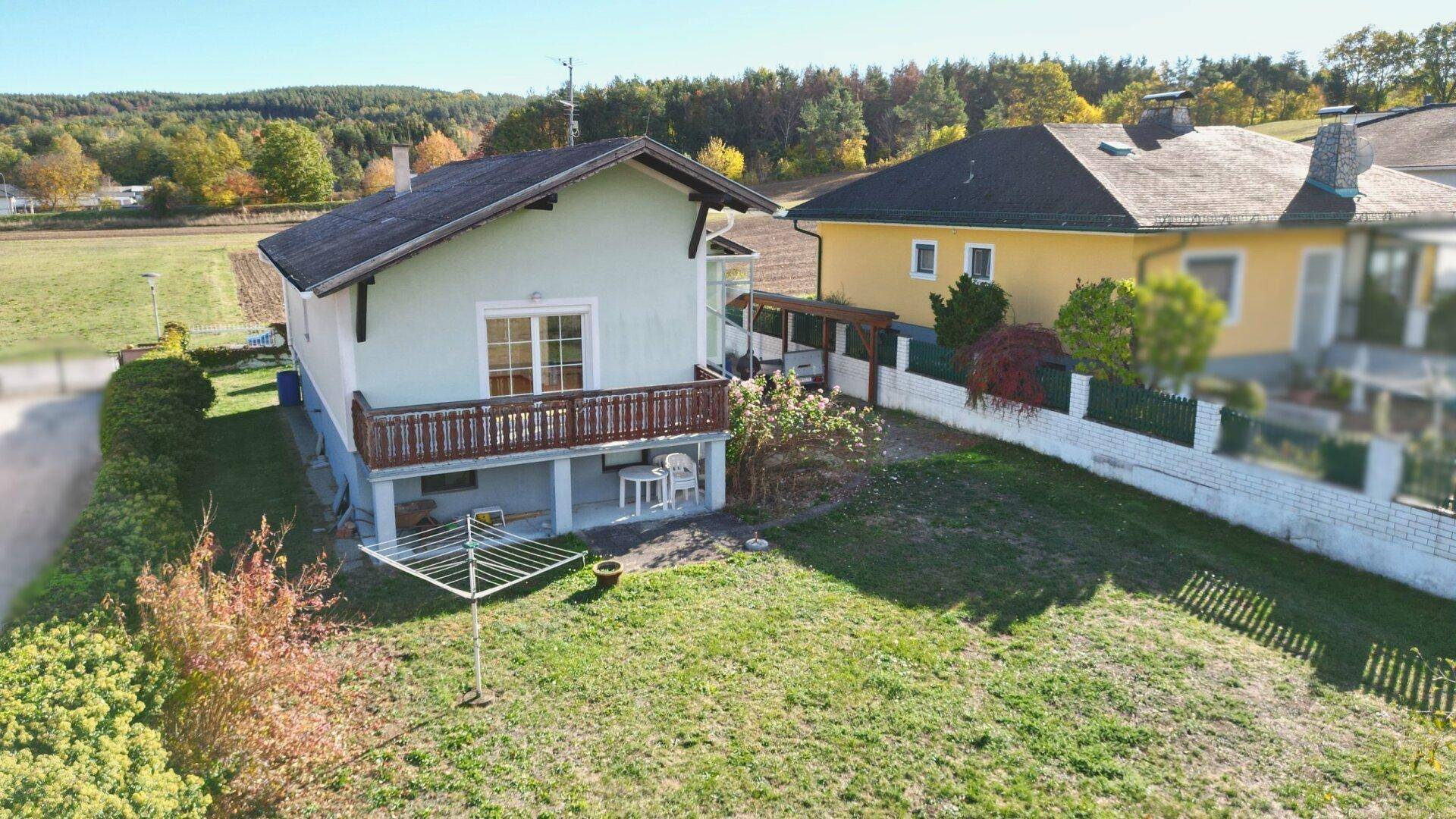 Luftaufnahme Garten