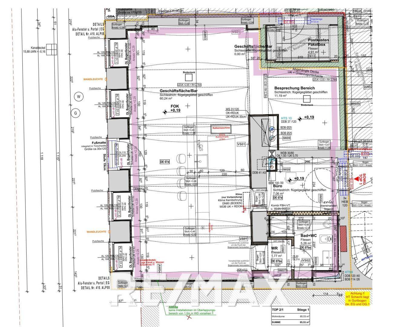 Grundrissplan