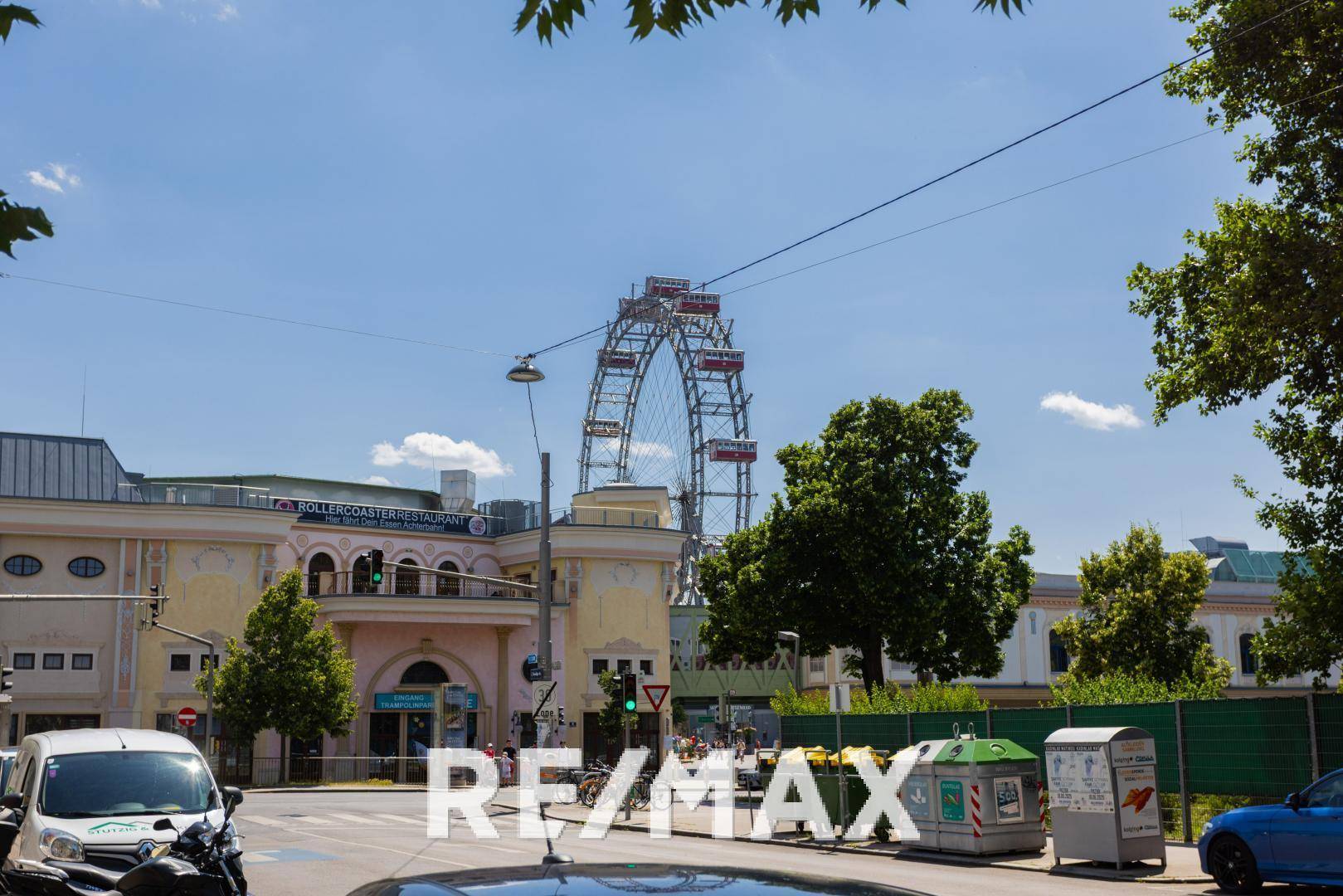 zu Fuß zum Riesenrad