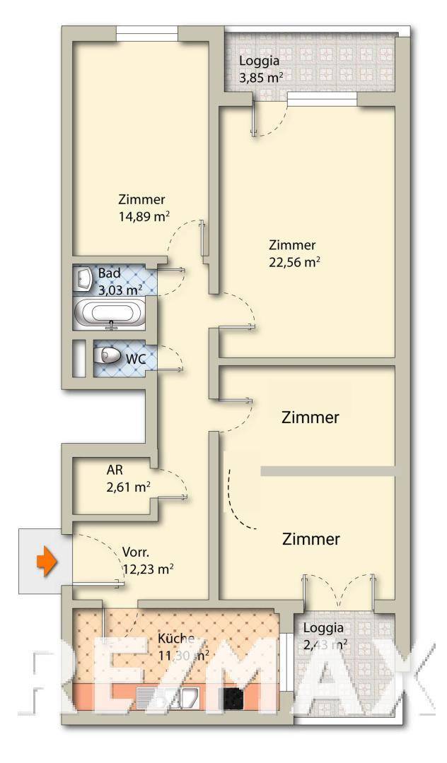 Grundrisskizze