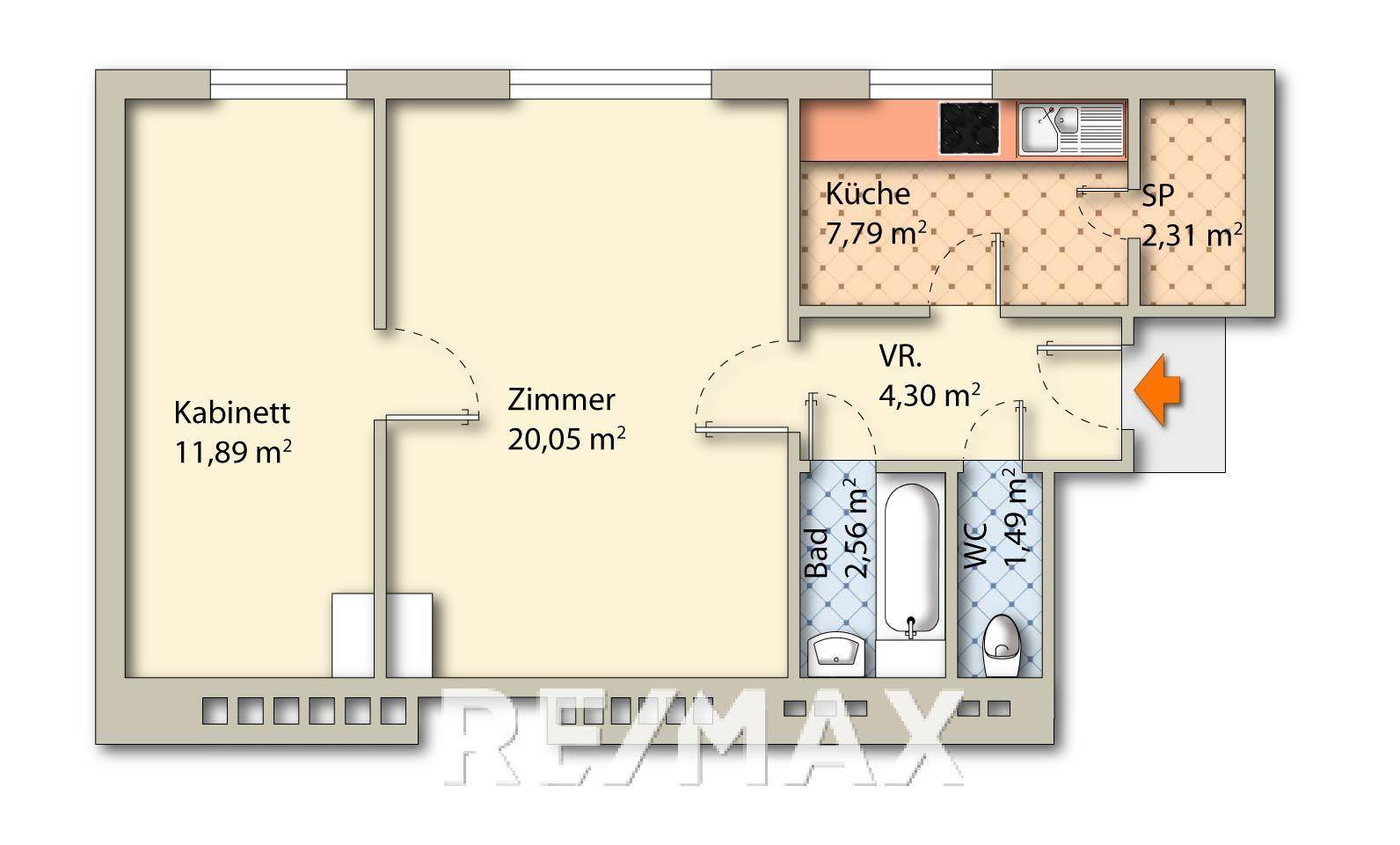 Grundriss-Skizze
