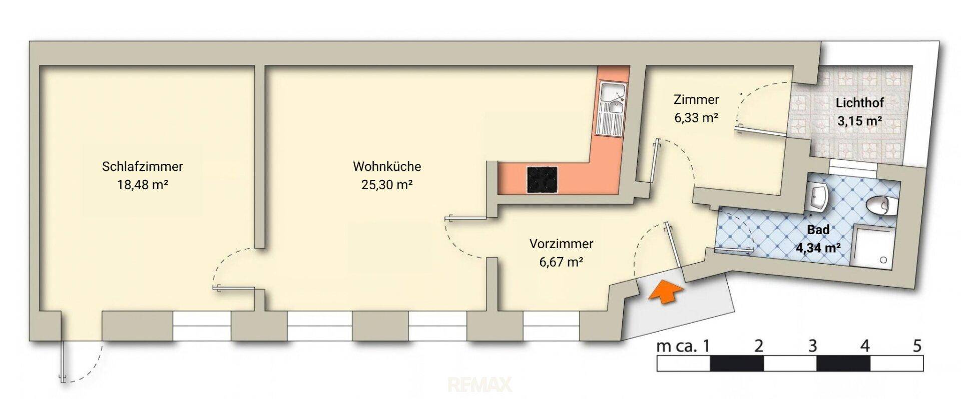 Grundriss-Skizze