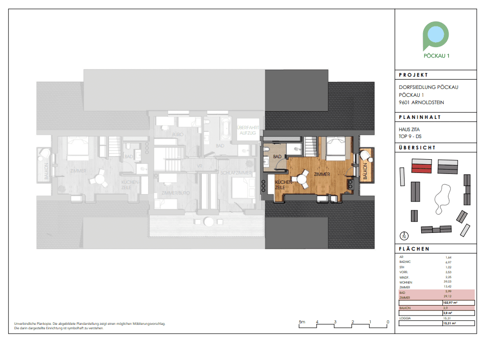 Grundriss 2. Etage