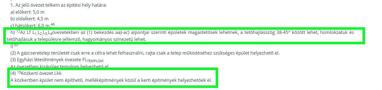 Nagylózs tóparti beruházási telek HÉSZ2
