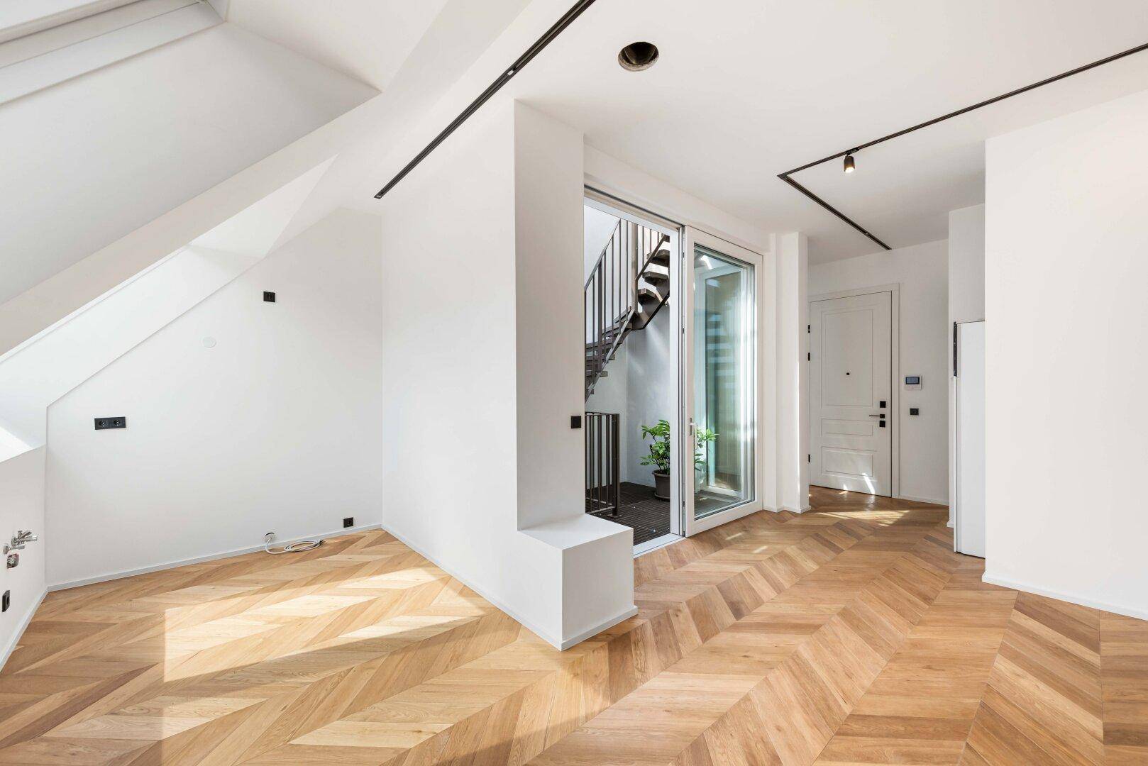 Architekten-Dachgeschoss mit spektakulärer Dachterrasse über den Dächern von Hetzendorf - Ansicht 6