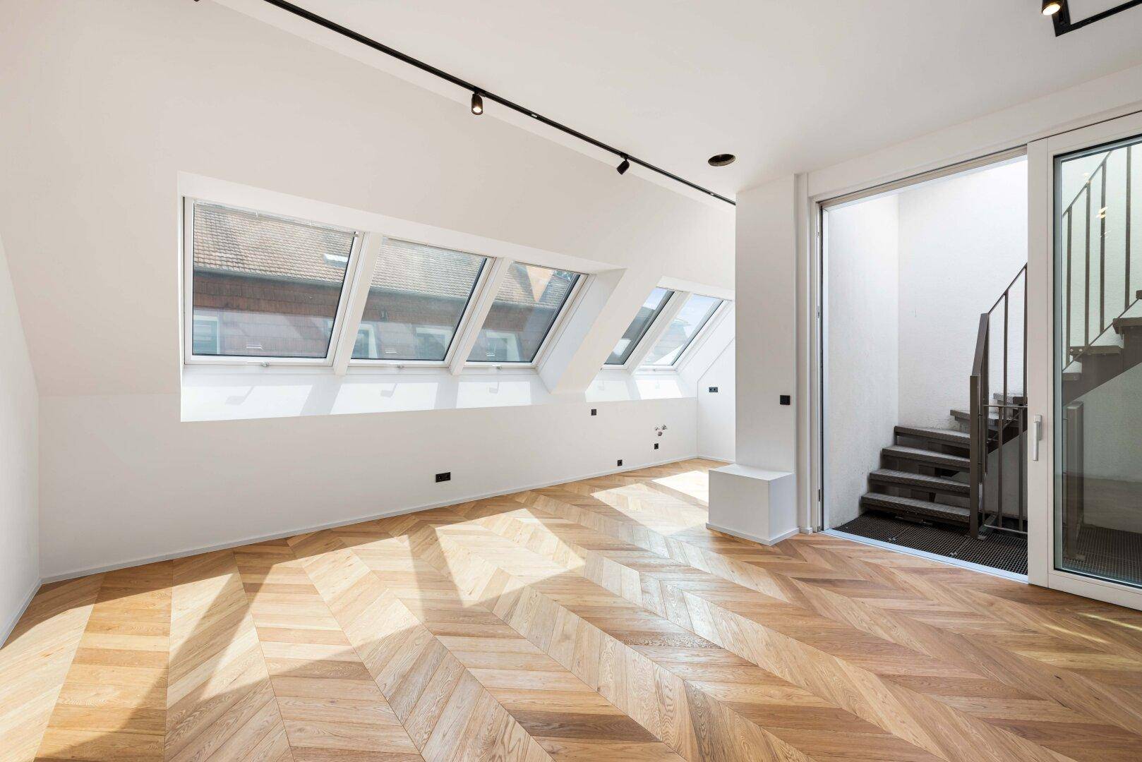 Architekten-Dachgeschoss mit spektakulärer Dachterrasse über den Dächern von Hetzendorf - Ansicht 3