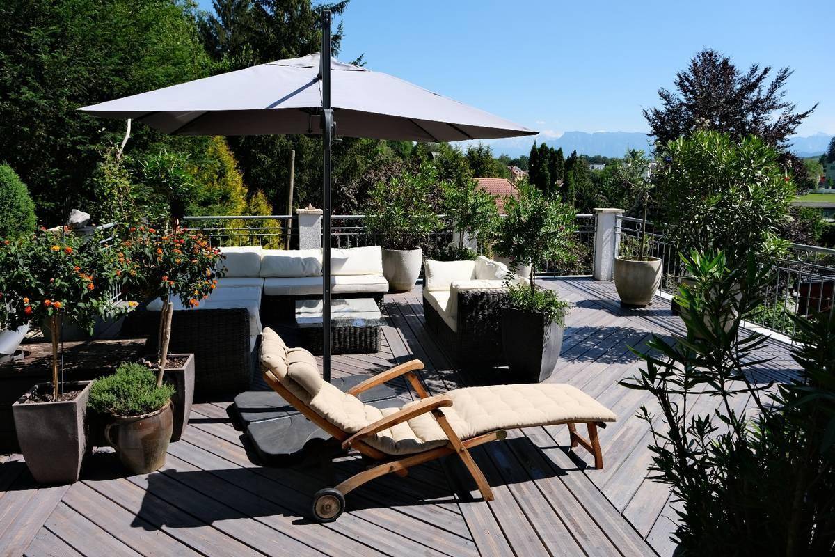 Villa über den Dächern von Oberndorf mit einmaliger Panoramdachterrasse (provisionsfrei) - Ansicht 3
