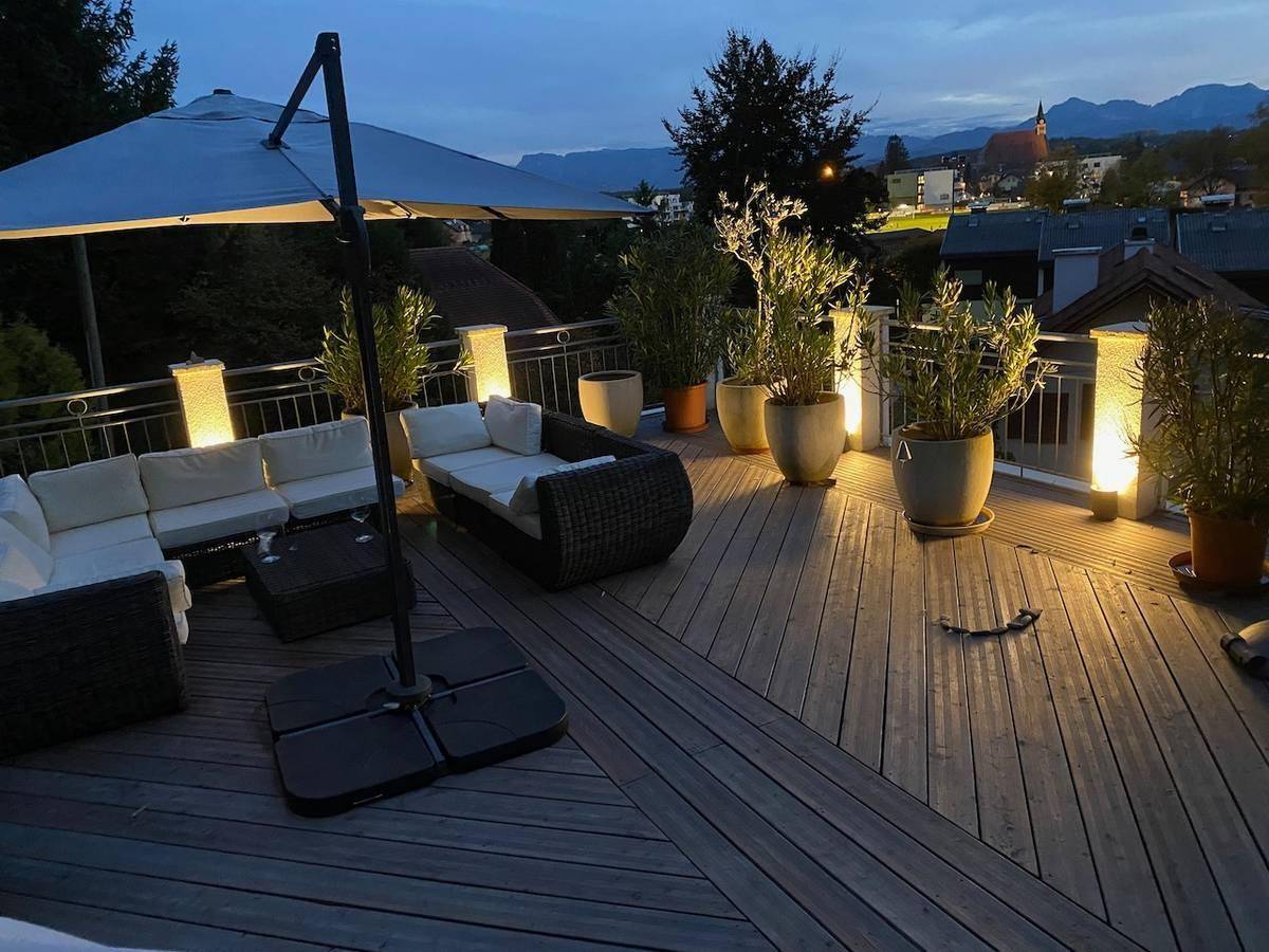 Villa über den Dächern von Oberndorf mit einmaliger Panoramdachterrasse (provisionsfrei) - Ansicht 4