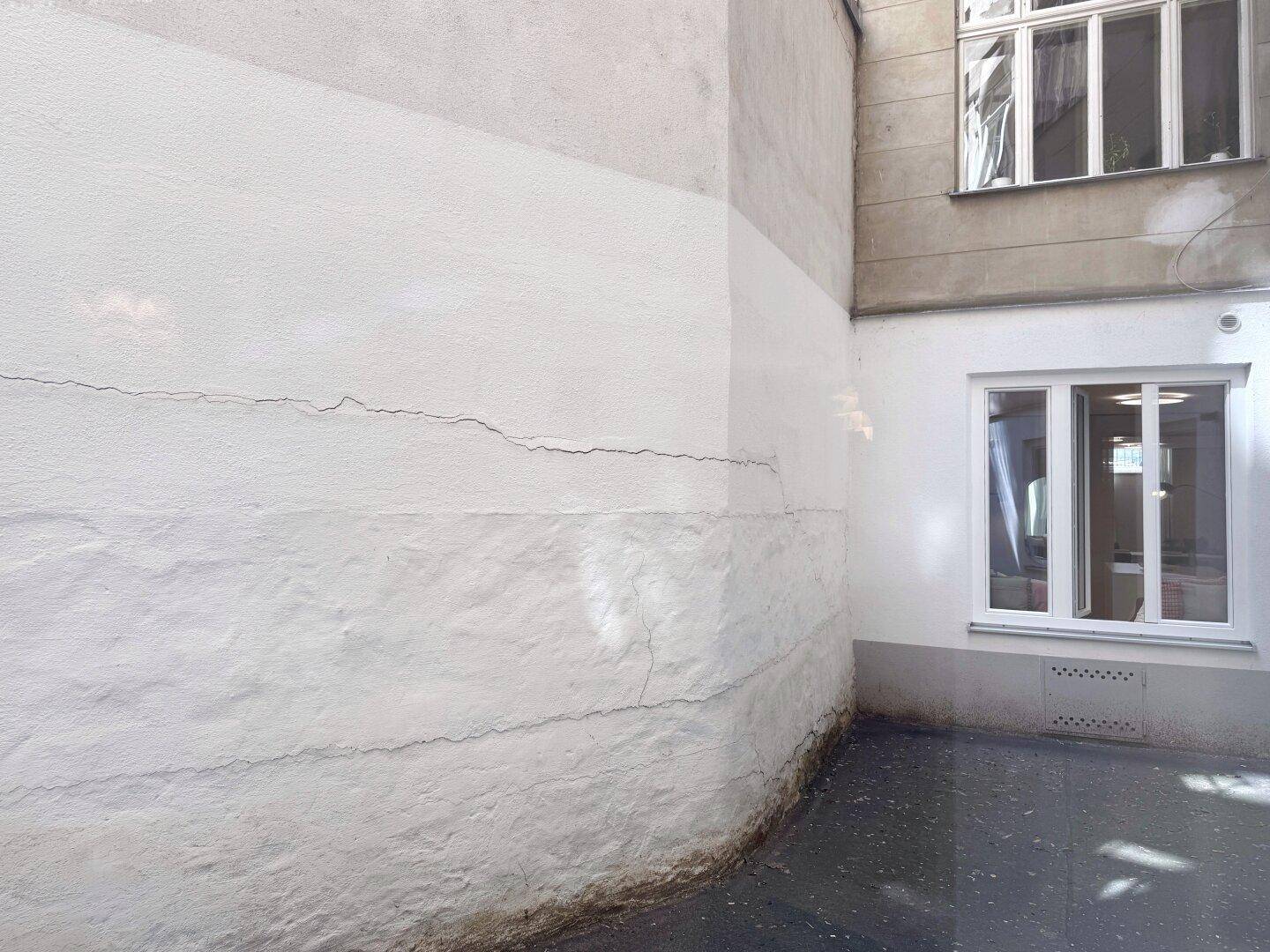 Innenhof souterrain