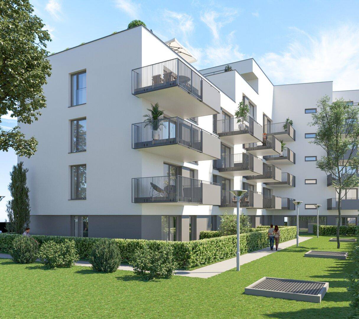 Neubau - 2 Zimmer Wohnung mit Balkon - Wels - Ansicht 3
