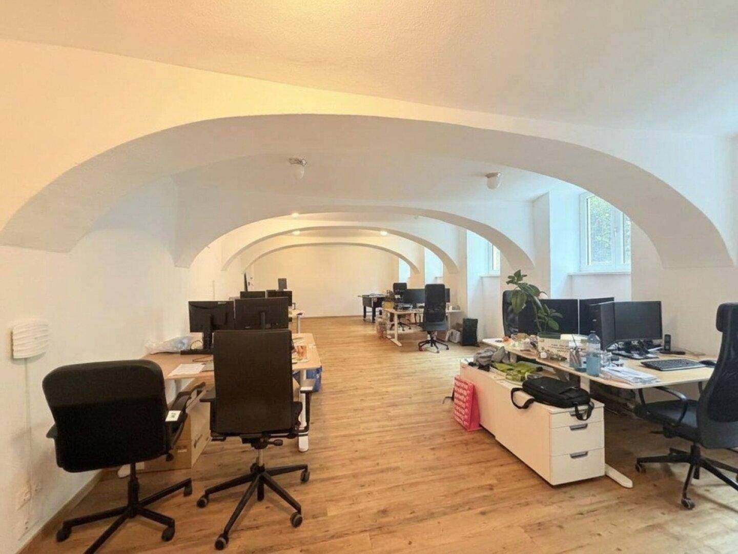 Loft mit Bogendecke