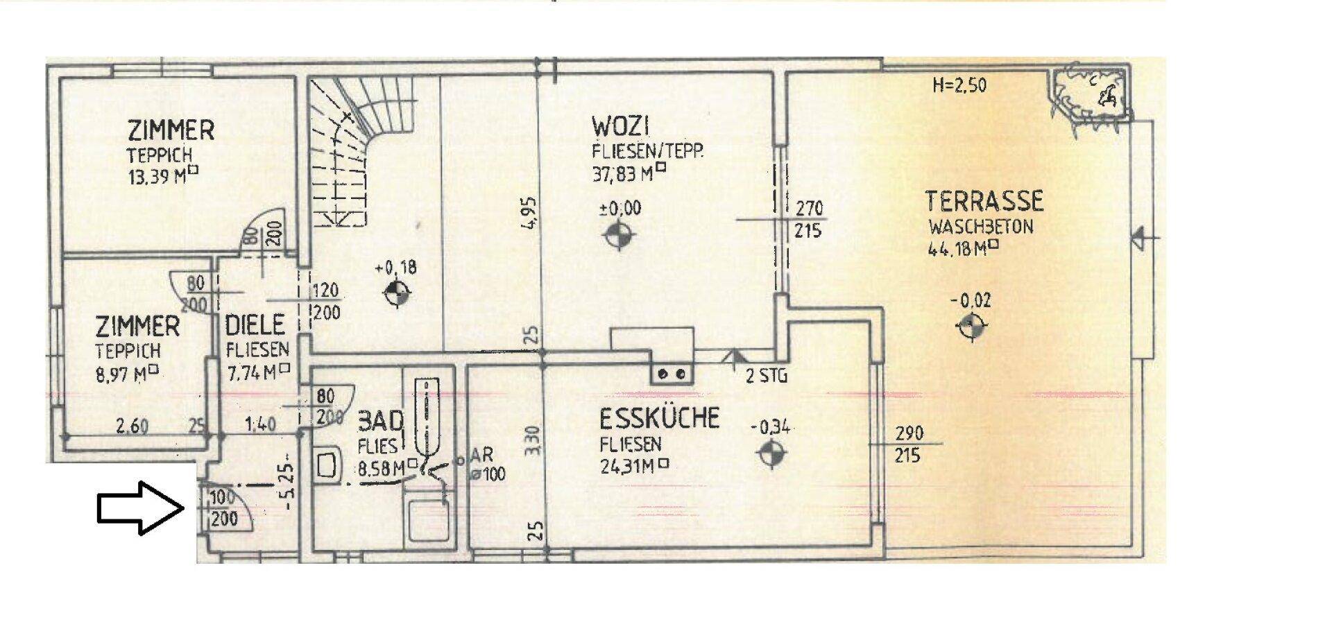 Grundriss Erdgeschoß